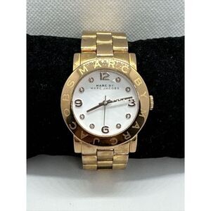 Marc Jacobs MBM3077 Women's Gold Stainless Steel Analog Dial Quartz Watch JNA793